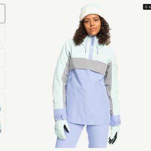 Roxy Anorak Snow Jacket Black Shelter Technical - Extra Small